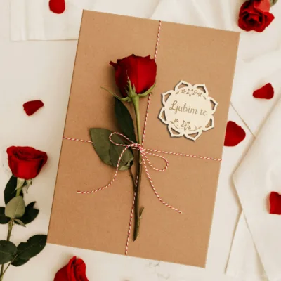 Napis Ljubim te - 8,5 cm